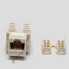  Keystone Jack RJ-45 , UTP 6,   (KJ2-8P8C-C6-90-WH)(.-1000\-100