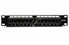 - 10&quot;, 12  RJ-45, UTP Cat. 5e, Dual IDC (PP-10-12-8P8C-C5e-110D) 25.