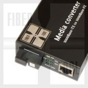 WDM медиаконвертер 1000Base-TX / 1000Base-FX, одно волокно, SC, sm, 1310TX/1550RX, 20 km, внешний бл