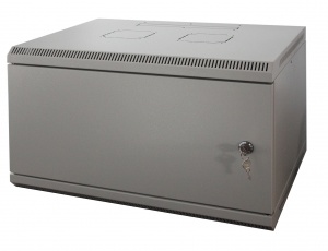 Шкаф телекоммуникационный настенный 19" серия ECO 9U 600*600 дверь металл серый