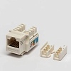  Keystone Jack RJ-45 , UTP 6,   (KJ2-8P8C-C6-90-WH)(.-1000\-100