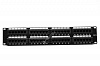- 19&quot; 2U, 48  RJ-45, UTP Cat. 5e, Dual IDC (PP2-19-48-8P8C-C5e-110D) (10)