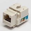  Keystone Jack RJ-45 , UTP 6,   (KJ2-8P8C-C6-90-WH)(.-1000\-100