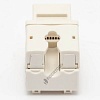  Keystone Jack RJ-45 , UTP 6,   (KJ2-8P8C-C6-90-WH)(.-1000\-100